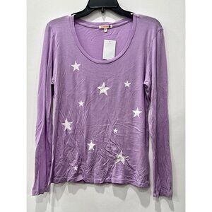 Sundry Star Round Neck Long Sleeve Shirt Size 1 NWT MSRP $ 84